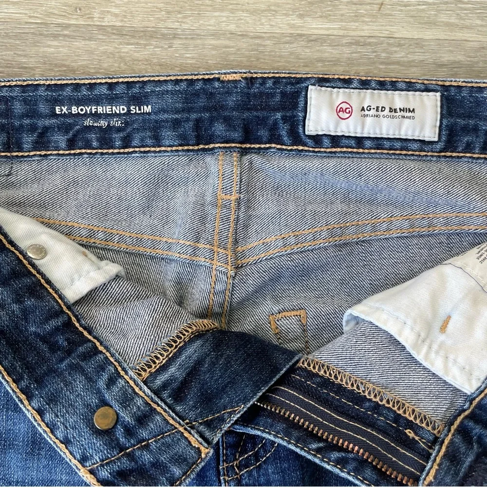 AG-ED Adriano Goldschmied Ex-Boyfriend Slouchy Slim Jeans 27R - Picture 9 of 14